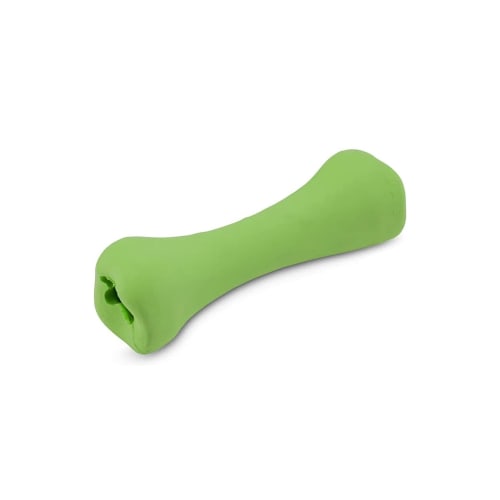 All-Natural Dog Bone Chew Toy, Green, Small